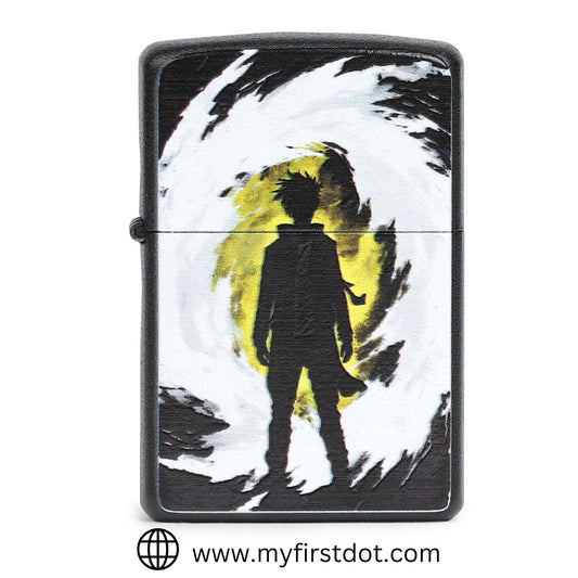 Alone Boy Windproof Lighter Gift for Men Pocket Lighter | First Dot