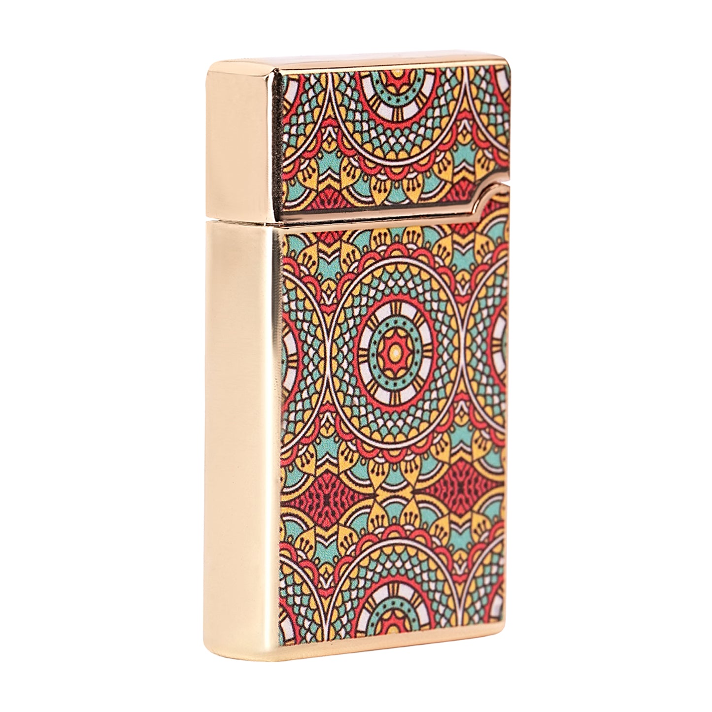 First Dot Mandala Art Luxury Windproof Lighter Gift for Men - Pocket Lighter