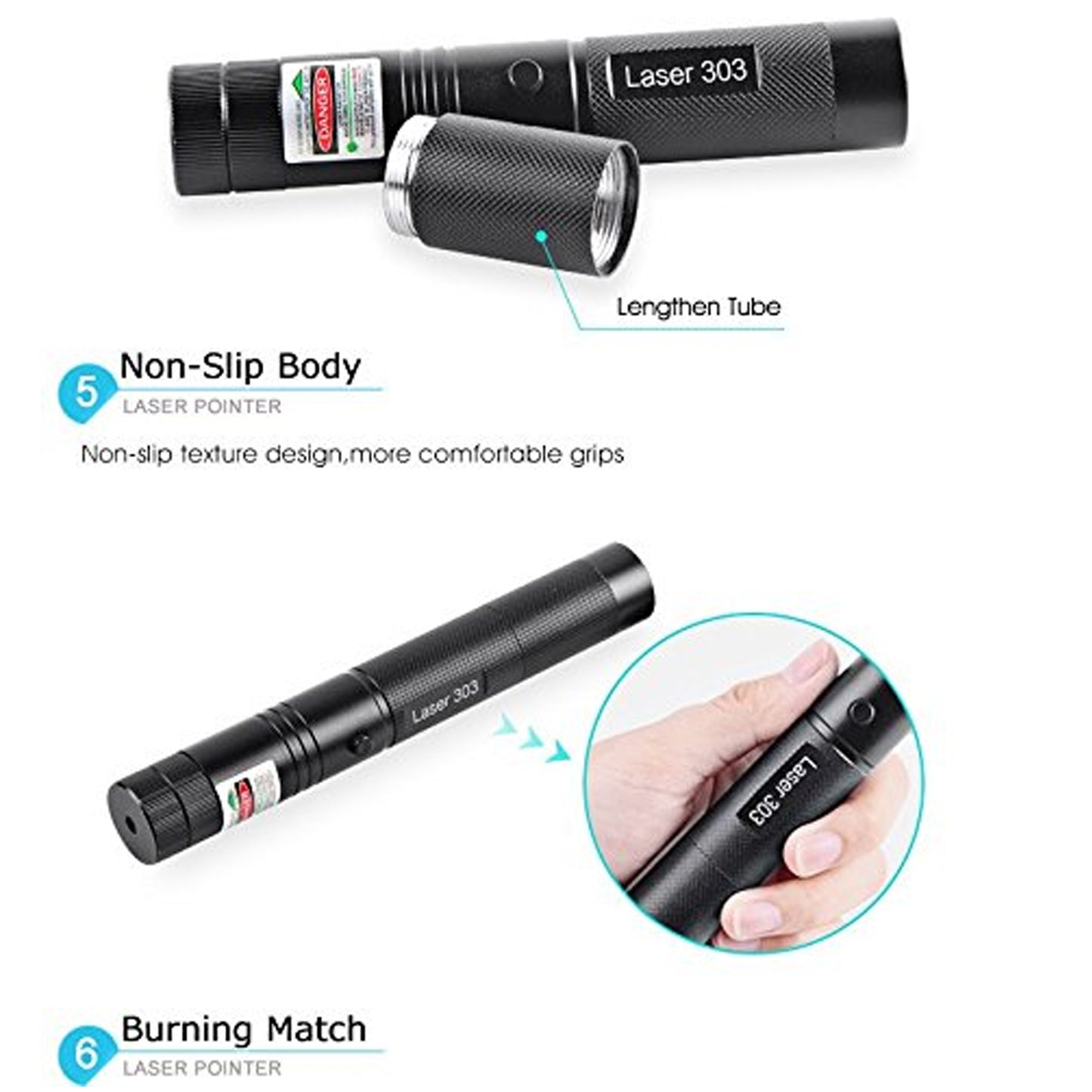 First Dot Green Laser Pointer | Green Laser Pointer | Rechargeable Laser Pointer