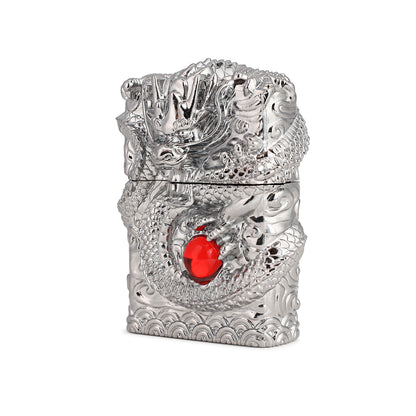 Soft Flame Dragon Lighter | Grinding Wheel, Refillable | First Dot