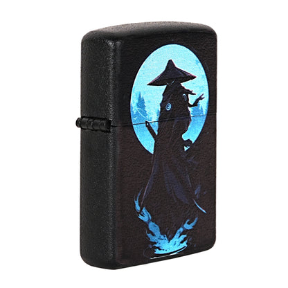 First Dot Blue Eye Samurai Luxury Windproof Lighter Gift for Men - Pocket Lighter