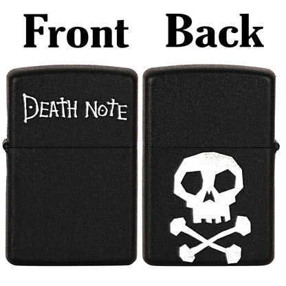 First Dot Death Note Skull Luxury Windproof Lighter Gift for Men - Pocket Lighter