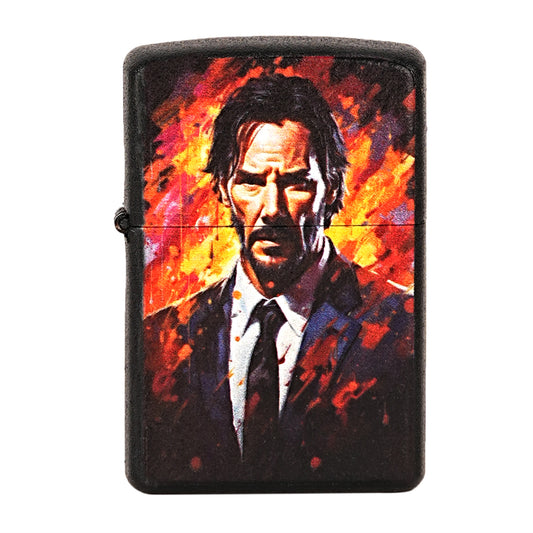 First Dot John Wick Luxury Windproof Lighter Gift for Men - Pocket Lighter