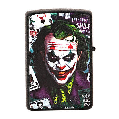 First Dot Joker Luxury Windproof Lighter Gift for Men - Pocket Lighter