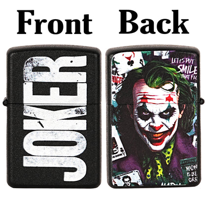 First Dot Joker Luxury Windproof Lighter Gift for Men - Pocket Lighter