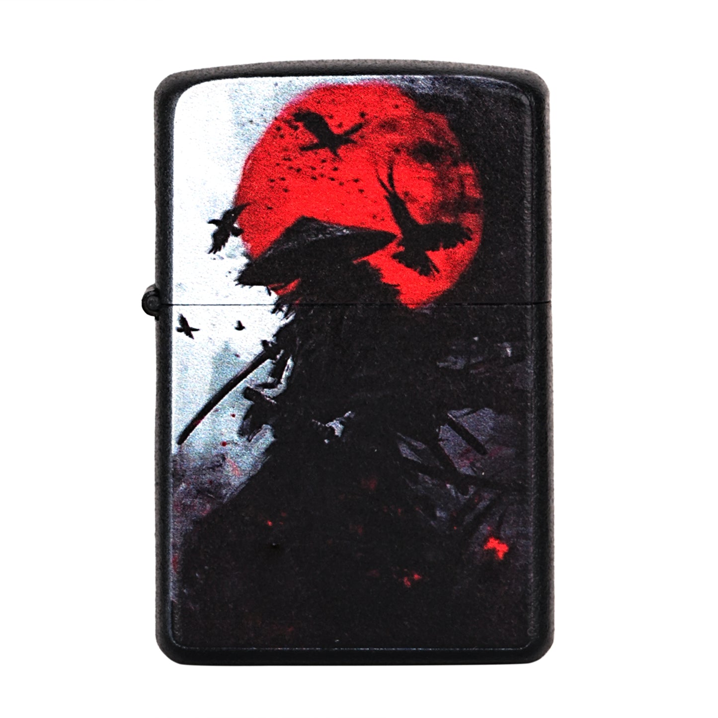 First Dot Samurai Warrior Luxury Windproof Lighter Gift for Men - Pocket Lighter