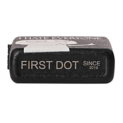 First Dot I Hate Everyone Luxury Windproof Lighter Gift for Men - Pocket Lighter