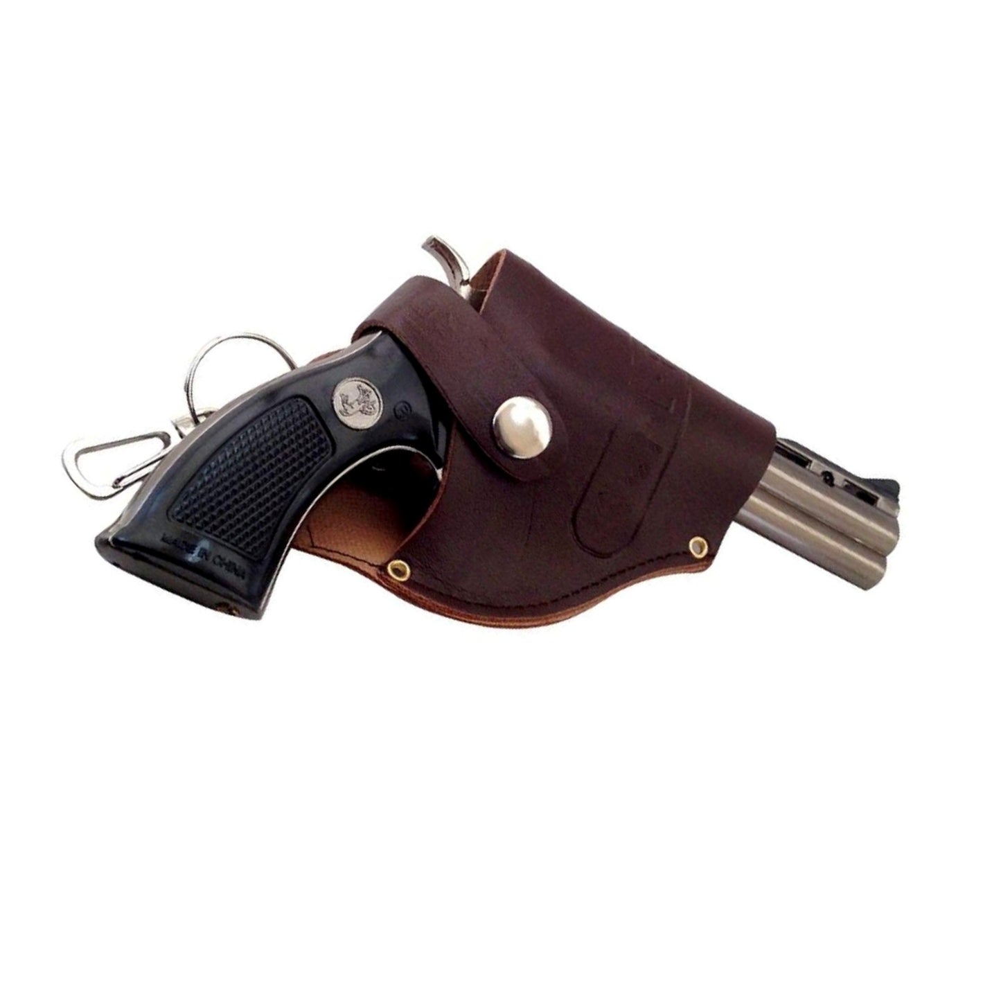 Revolver Pistol Shaped Premium Lighter | Windproof, Refillable, Jet Flame | First Dot