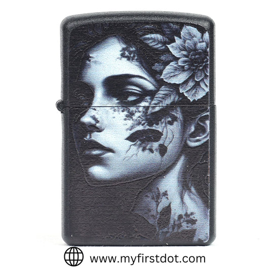 Floral Hair Girl Windproof Lighter Gift for Girl Pocket Lighter | First Dot