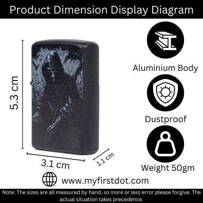 Forest Deathly Windproof Lighter Gift for Men Pocket Lighter | First Dot