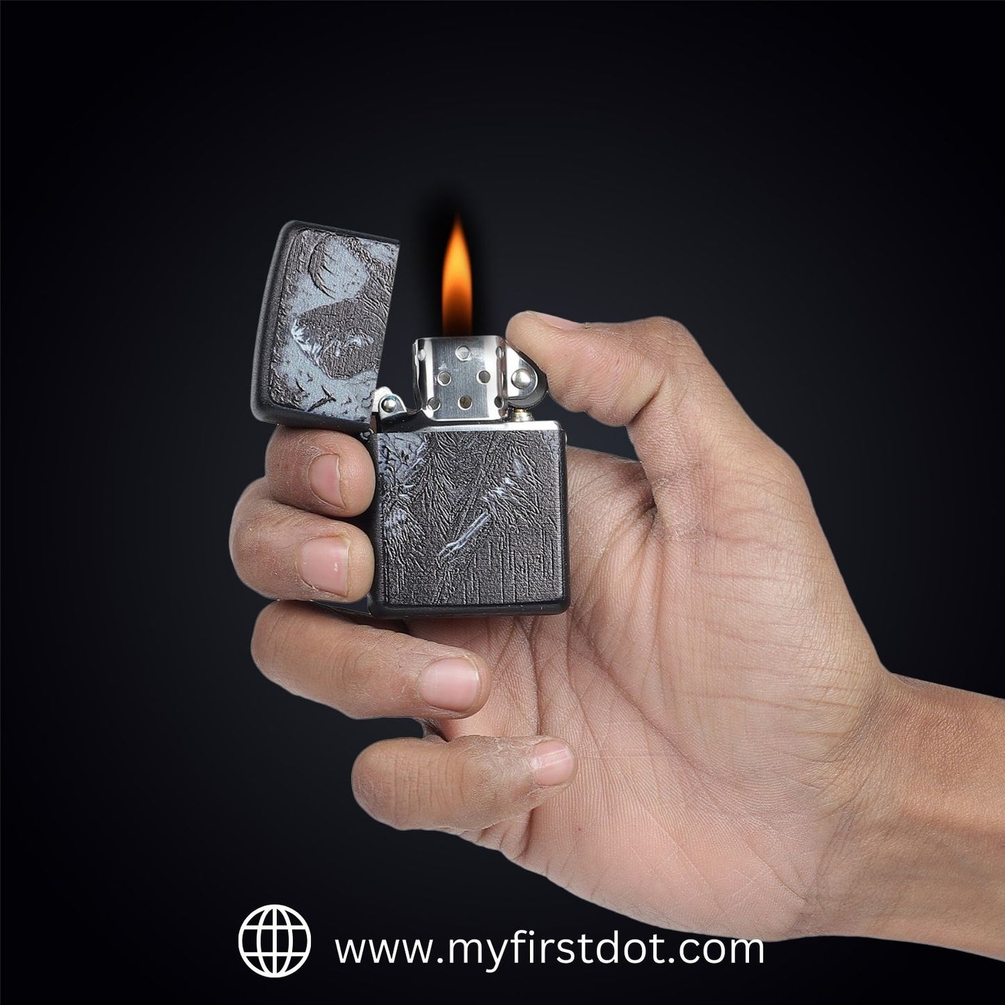 Forest Deathly Windproof Lighter Gift for Men Pocket Lighter | First Dot