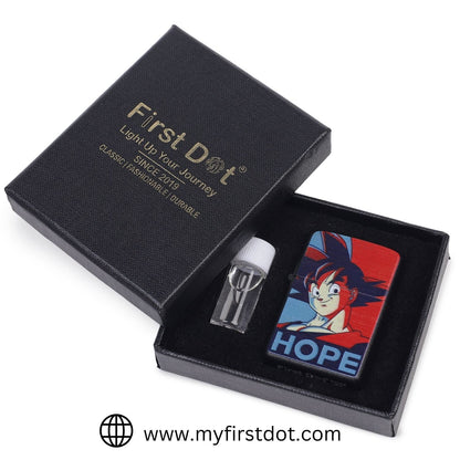 Goku Hope Windproof Lighter Gift for Men Pocket Lighter | First Dot