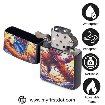 Legend Goku Windproof Lighter Gift for Men Pocket Lighter | First Dot