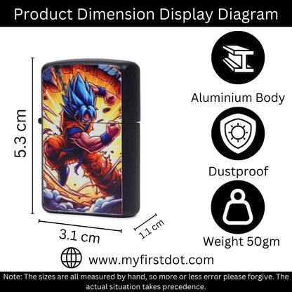 Legend Goku Windproof Lighter Gift for Men Pocket Lighter | First Dot