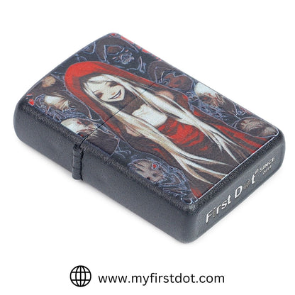 Skull Queen Windproof Lighter Gift for women/queen Pocket Lighter | First Dot