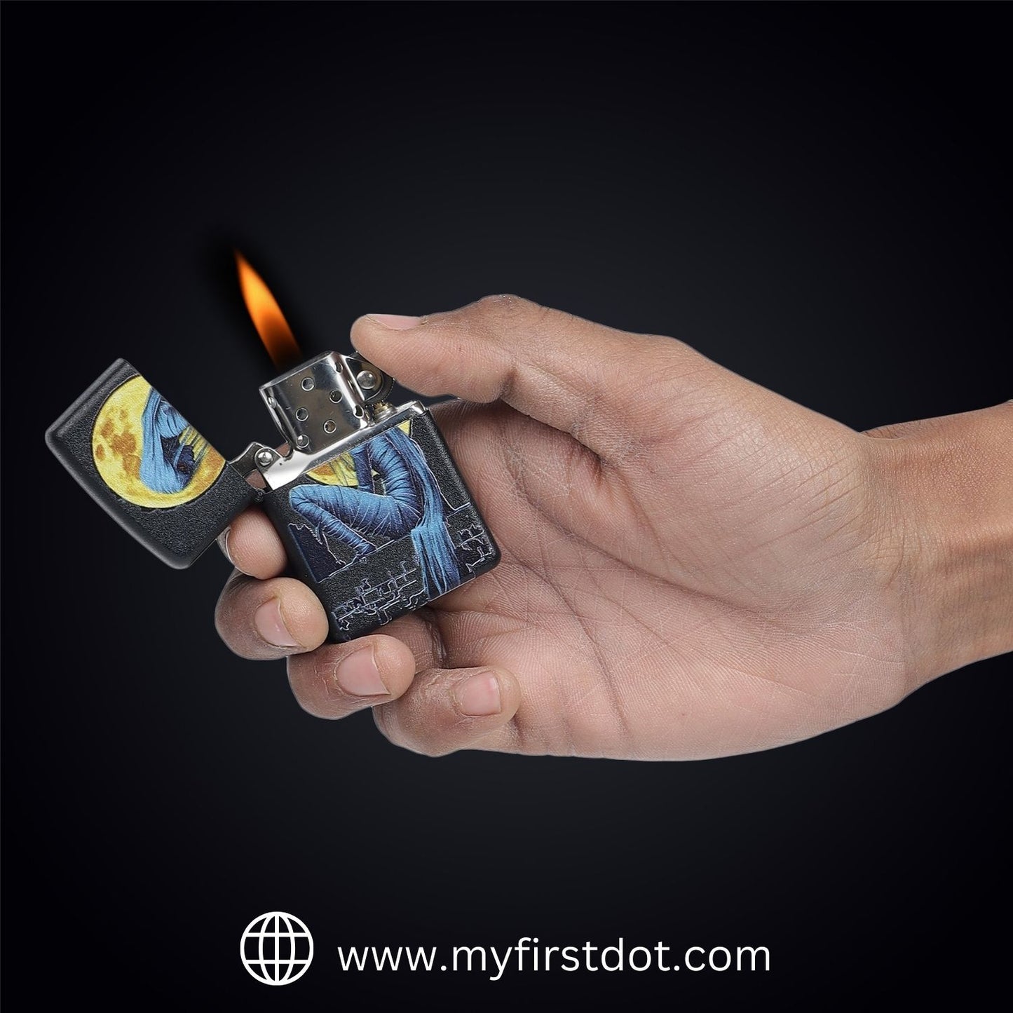 Egyptian Mummy Windproof Lighter Gift for Men Pocket Lighter | First Dot