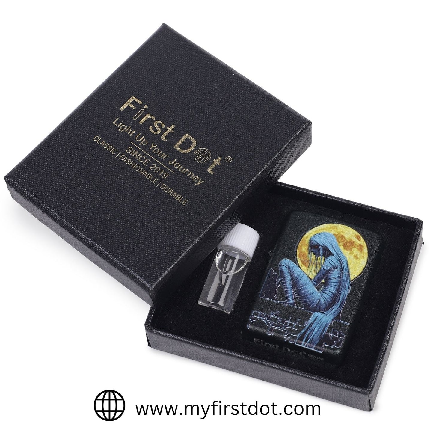 Egyptian Mummy Windproof Lighter Gift for Men Pocket Lighter | First Dot